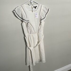 Banana republic NWT white flowing dress side m